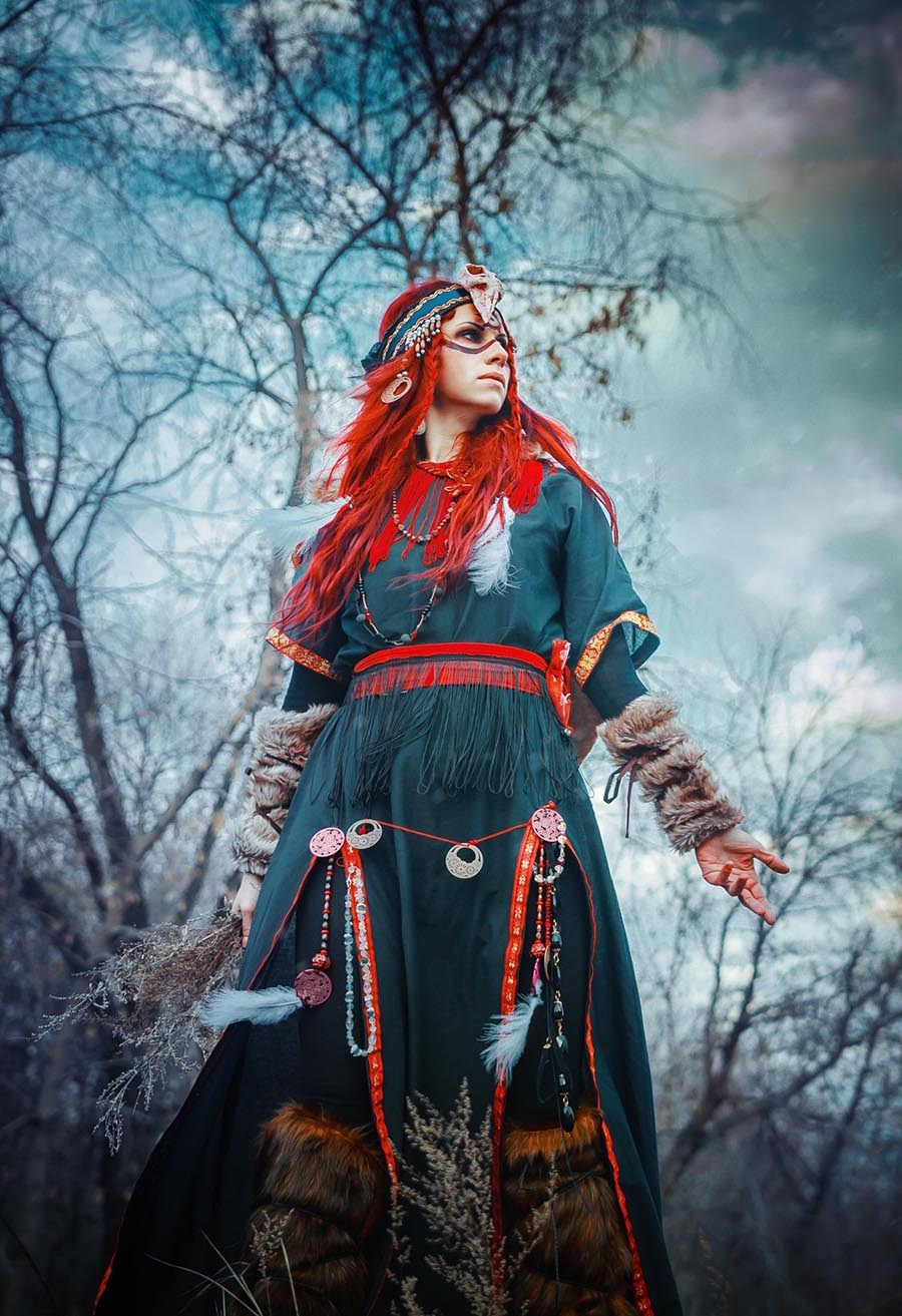 Girls in Slavic costumes underwear in Nanchang